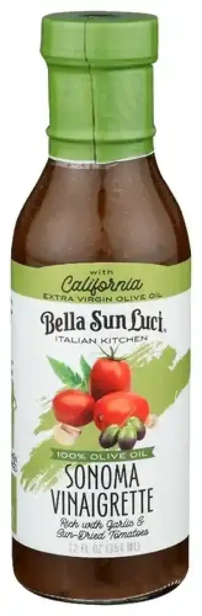 Bella Sun Luci Sonoma Vinaigrette With Garlic & Sun Dried Tomatoes 12 Fl Oz