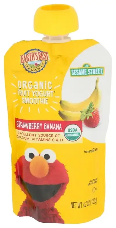 Earths Best Smoothie Strawberry Banana Smoothie