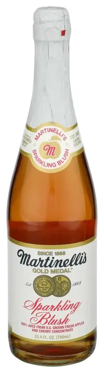 Martinelli S Gold Medal Sparkling Blush 100% Juice 25.4 Fl Oz Shelf-Stable