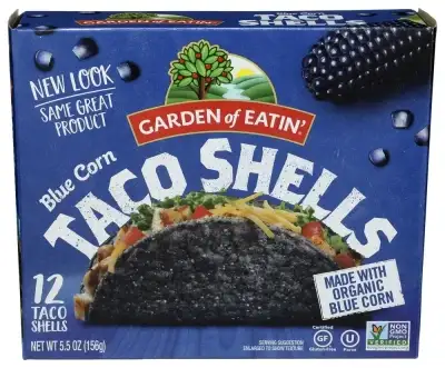 Garden Of Eatin ' Blue Taco Shells 5.5 Oz