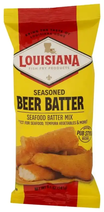 Louisiana Fish Fry , Mix Beer Batter, 8.5 Oz (Case Of 12)