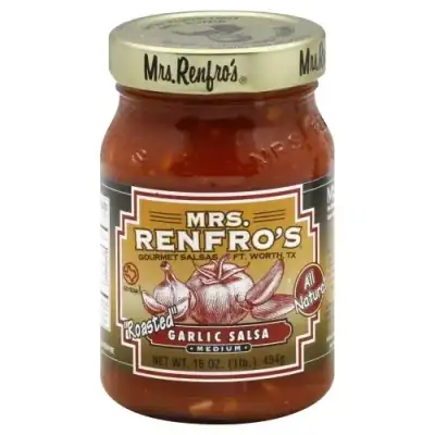 Mrs Renfro Khfm00143677 Medium Gourmet Salsa Roasted Garlic, 16 Oz