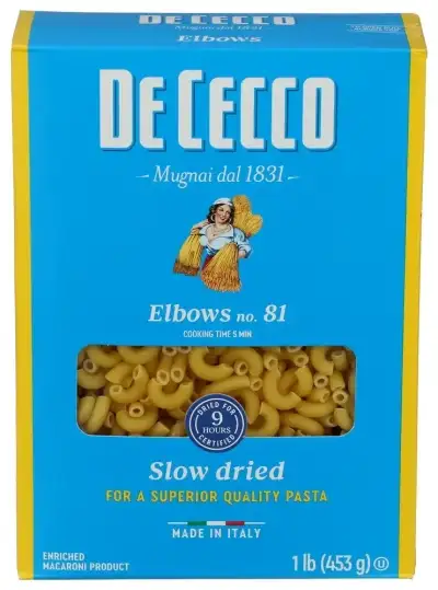 De Cecco , Pasta Elbows, Case Of 20 X 16 Oz