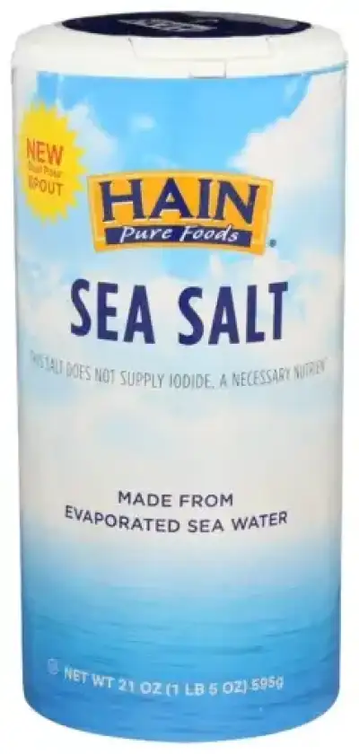 Hain Pure Foods, Salt Sea, 21 Oz