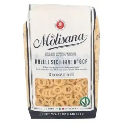 La Molisana 76229 Pasta Anelli Siciliani - 16 Oz