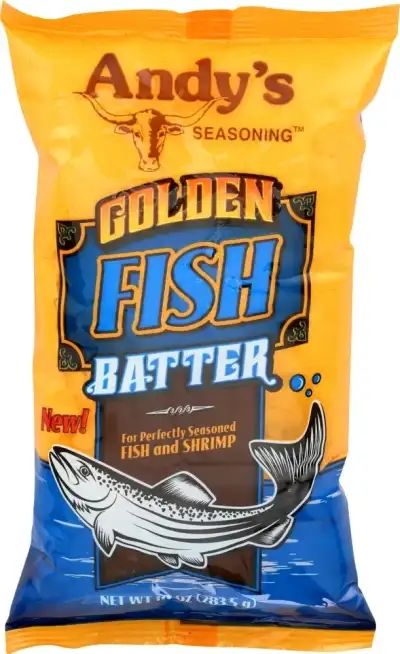 Andys 122031 Golden Fish And Shrimp Batter- 10 Oz.