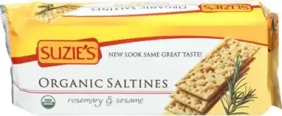 Suzies 47852 Organic Rosemary Sesame Crackers