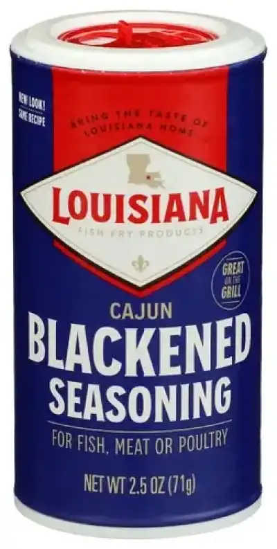 Louisiana Fish Fry Products Blackened Fish Seasoning 2.5 Oz. Shaker Mixed Spice