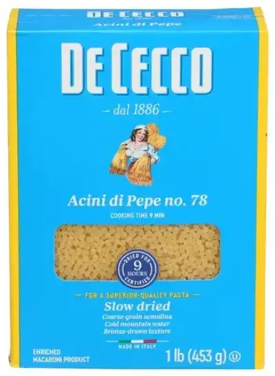 De Cecco Pasta Ancini Di Pepe-16 Oz
