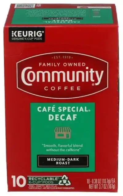 Community Coffee Coffee Ss Decaf Cafe Spe