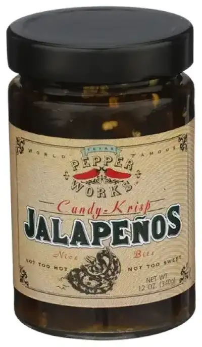 Texas Pepper Works Candy Krisp Jalapenos 12 Oz