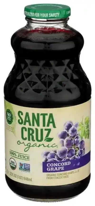 Santa Cruz Juice Grape Concord Org Case Of 6 X 32 Oz By