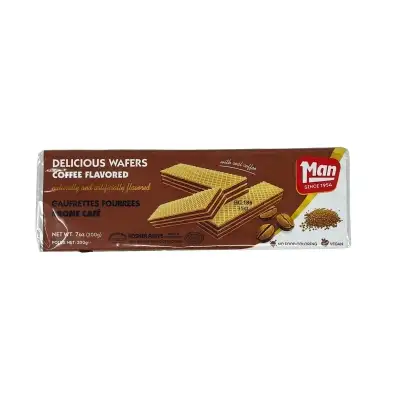 Man Wafer Coffee