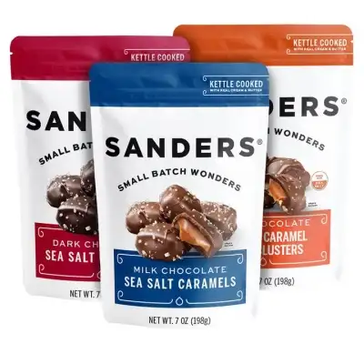 Sanders Bites Crml 3Var 36Pc