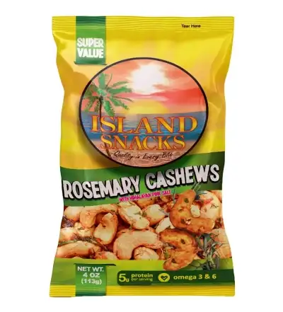 Island Snacks Eb Cashews Rosemary