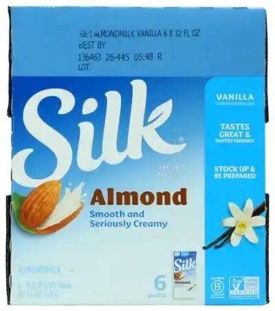Silk Almond Milk, Vanilla, 32 Fl Oz