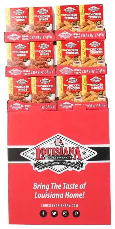 Louisiana Fish Fry Mix Coat Chkn 2V 72Pc