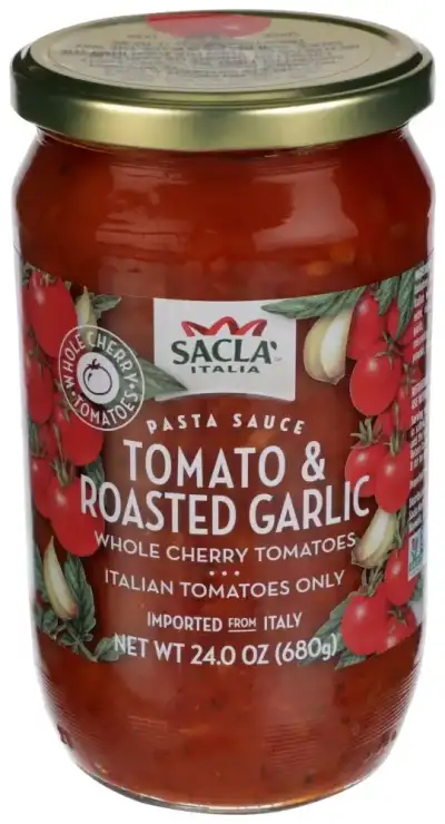 Sacla 316073 24 Oz Tomatos Cherry Rstd Garlc