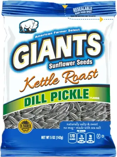 Giant S Dill Pickle Sunflower Seeds - 3 Servings