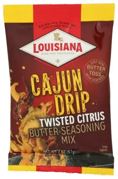 Louisiana Fish Fry Twisted Citrus Seasoning 2 Oz