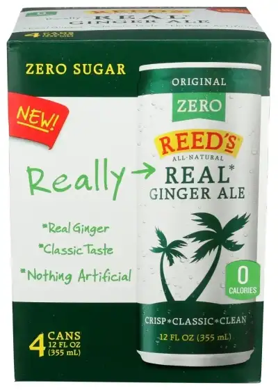 Reeds Reed S Ginger Ale Zero Sugar - 24 X 12 Floz