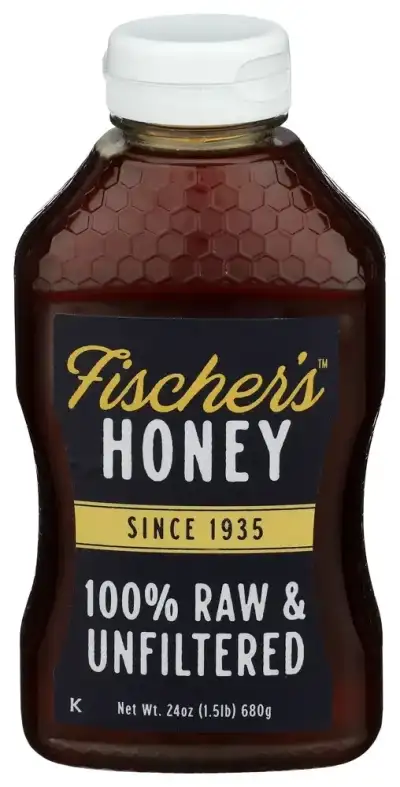 Fischers Honey Fischer'S Raw & Unfiltered Dark Honey 24 Oz
