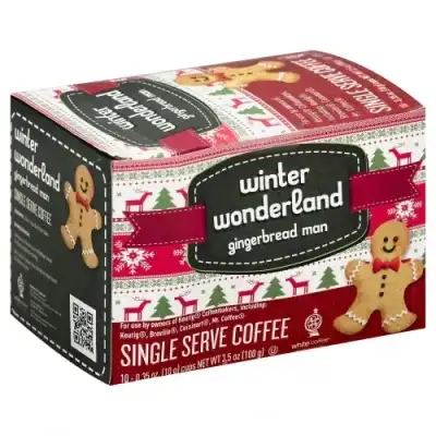 White Coffee , Coffee Sngl Gngrbrd Man, 10 Count(Case Of 4)