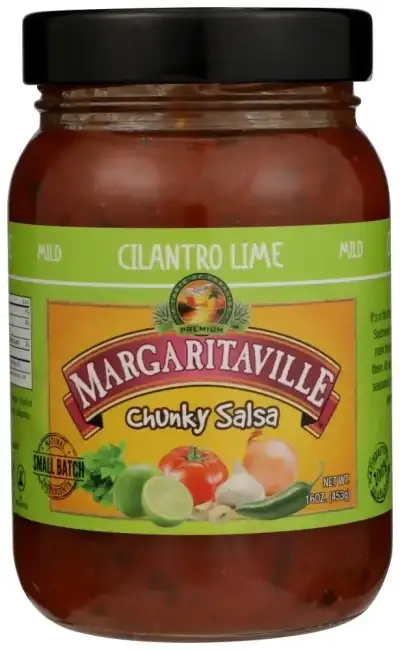 Margaritaville 232977 16 Oz Mild Chunky Salsa, Cilantro Lime
