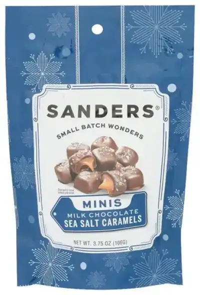 Sanders , Milk Chocolate Holiday Bites, 3.75 Oz  (Case Of 12)