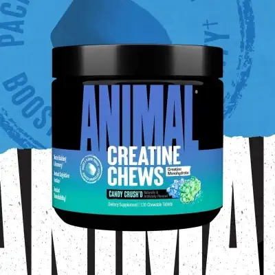 Animal Creatine Chews On-The-Go Chewable Tablets, Candy Crush'D