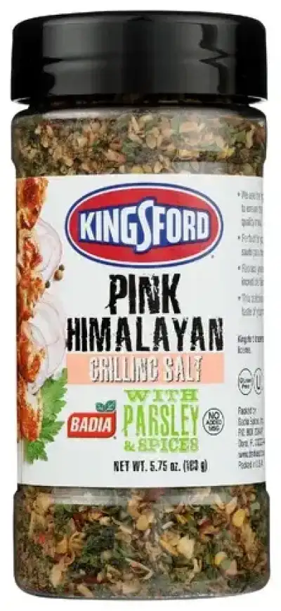 Kingsford 387970 5.75 Oz Pink Himalayan With Parsley Grilling Salt