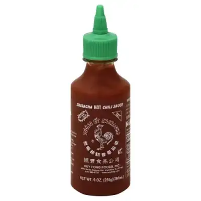 Huy Fong Sriracha Hot Chili Sauce 9Oz Bottle Gluten-Free Lactose-Free