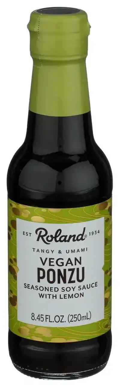 Roland Foods Vegan Ponzu Seasoned Soy Sauce With Lemon, 8.45 Ounce Bottle