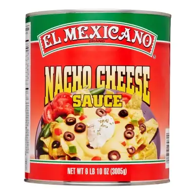 El Mexicano Nacho Cheese Sauce 6 Lb Can Shelf-Stable