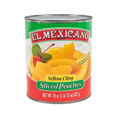 El Mexicano Yellow Cling Sliced Peaches In Heavy Syrup