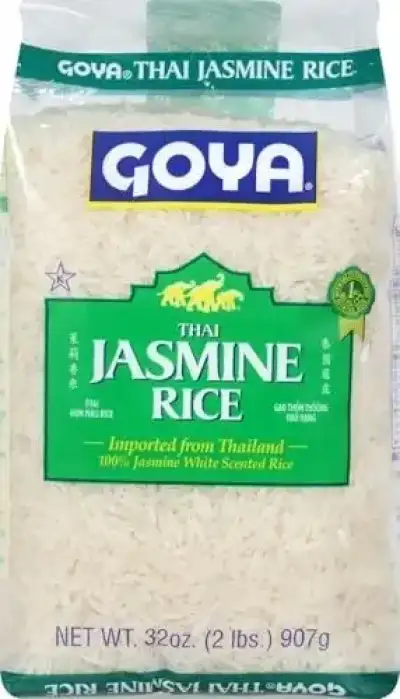 Goya Thai Jasmine White Rice, 32 Ounce (2 Lb) Bag | 100% Thai Hom Mali Rice