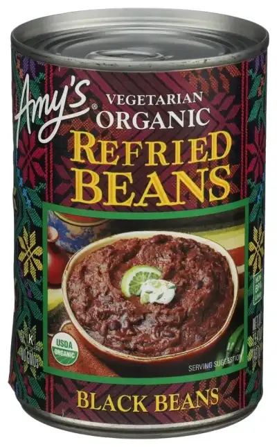 Amys Organic Traditional Refried Beans, 15.4 Oz