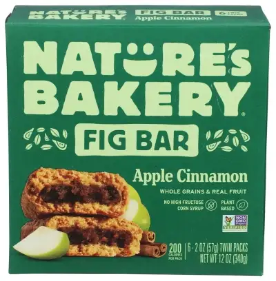 Nature'S Bakery Apple Cinnamon Fig Snack Bars - 12Oz/6Ct