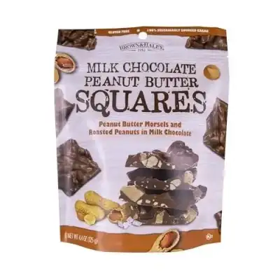 Brown & Haley, Brown & Haley Milk Chocolate Peanut Butter Squares, 4.4 Ounce