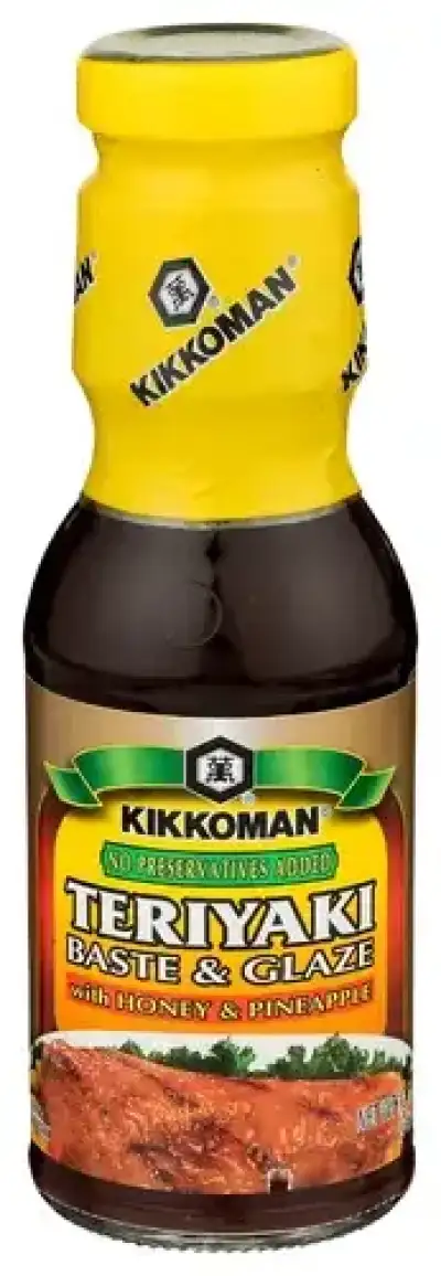 Kikkoman Teriyaki Baste & Glaze With Honey & Pineapple Sauce, 12.1 Fl Oz