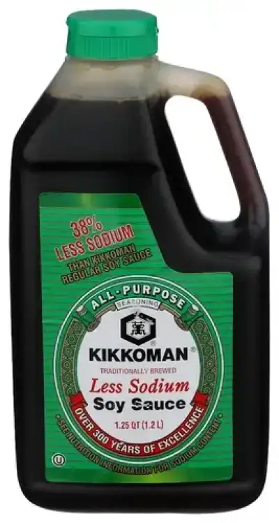 Kikkoman Less Sodium Soy Sauce 40 Oz