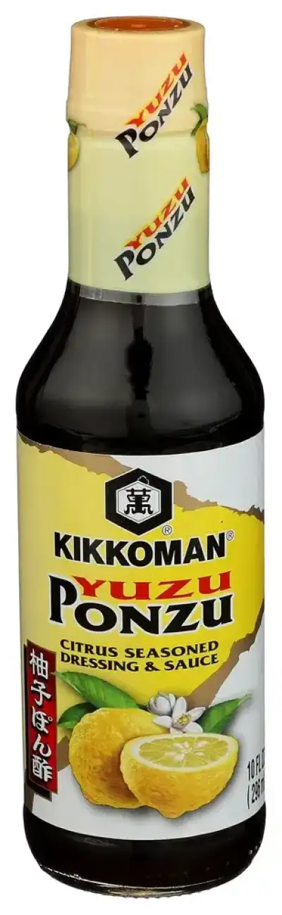 Kikkoman Yuzu Ponzu Sauce 10 Fl Oz 1 Count Glass Bottle Shelf Stable