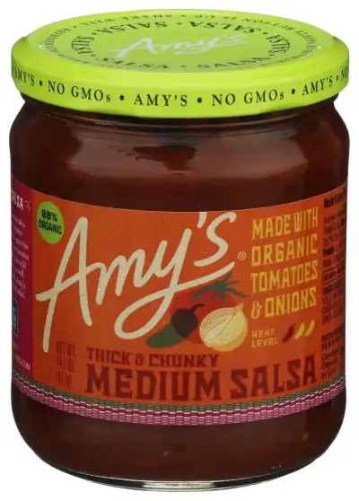 Amys, Organic Salsa Medium With Tomatoes, 14.7 Oz(Case Of 6)