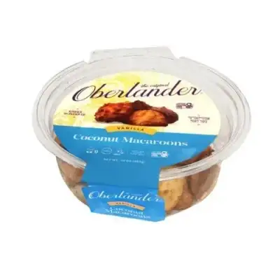 Oberlander, Coconut Macaroons Almond Cookies, 10 Oz (Case Of 24)
