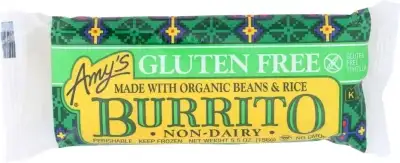 Amys Gluten Free Bean & Rice Burrito 5.5 Oz Pouch