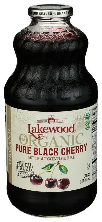Lakewood Organic, Juice Black Cherry Pure O, Case Of 6 X 32 Oz