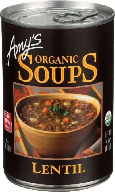 Amys Organic Lentil Soup, 14.5 Oz