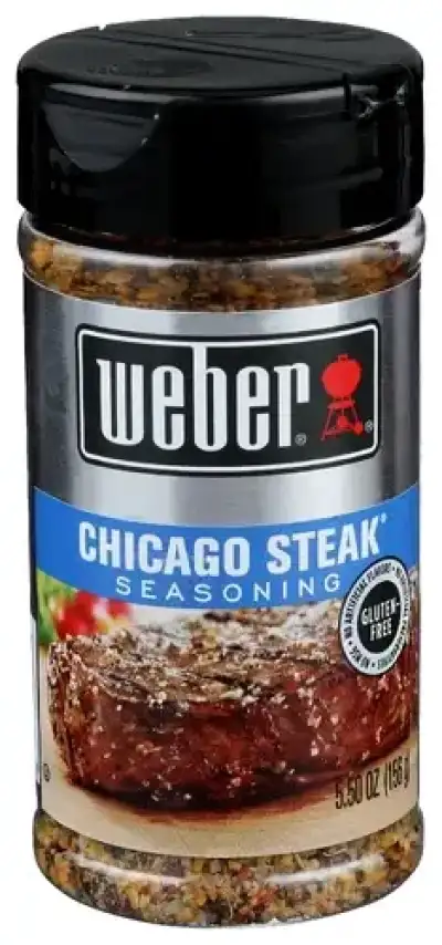 Weber Chicago Steak? Seasoning Gluten Free 5.5 Oz Shaker