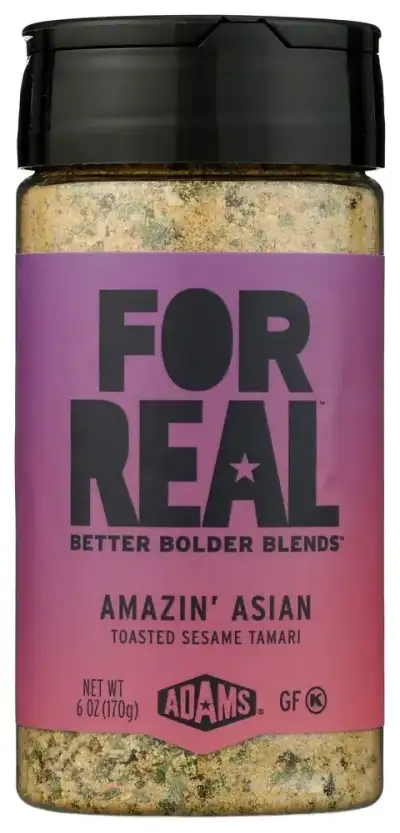 For Real Amazin' Asian Seasoning - Toasted Sesame Tamari Blend - Umami Flavor Booster For Meat & Ric
