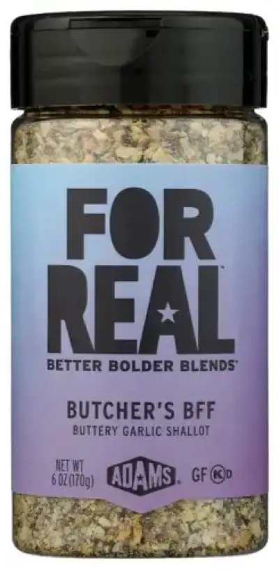For Real Butcher'S Bff Seasoning - Buttery Garlic & Shallot Blend For Steak, Chicken & More - Gluten